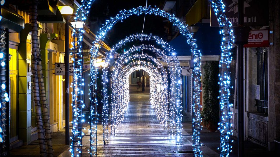 Christmas Lighting | Lamia City Greece